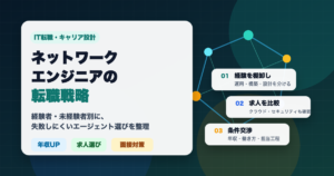 ネットワークエンジニア向け転職エージェントの選び方